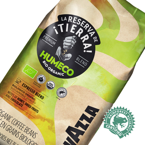 Lavazza La Reserva de Tierra Humeco Bio Organic Espresso Coffee Beans Discount Wholesale Lavazza Coffee Piano Coffee